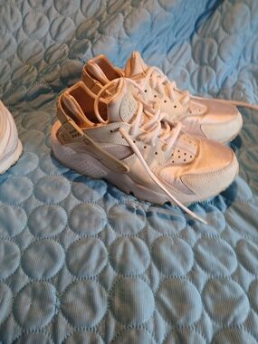 Nike White Huarache Sneakers